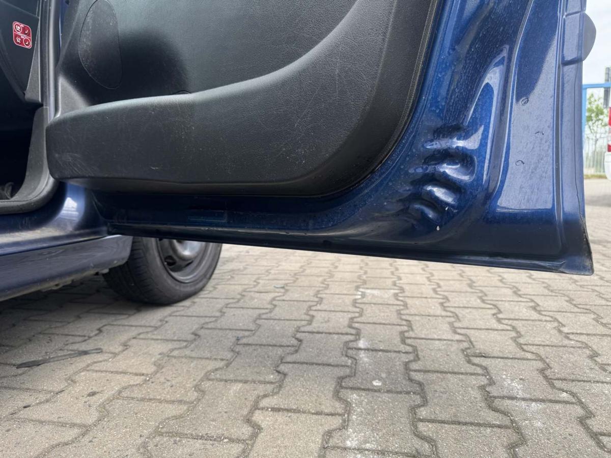 Peugeot 207SW original T&uuml;r vorn rechts KPL Montebello blau Kombi Rohbau Bj.2009